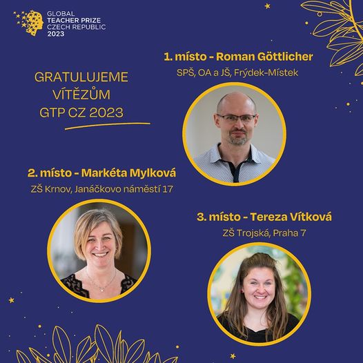 Náhledový obrázek článku: Gratulace k získání odborné ceny pro pedagogy