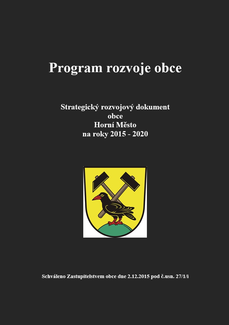 Strategický rozvojový dokument obce Horní Město 2015-2020