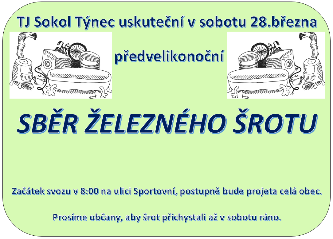 Náhledový obrázek článku: Sběr železného šrotu 28.3.2026