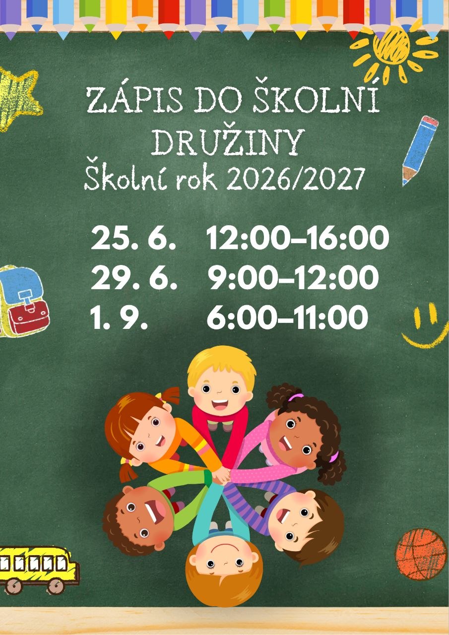 Zápis do školní družiny 2026/2027